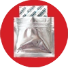 cropped circle of zipseal Open Zipper end flexible film pouches